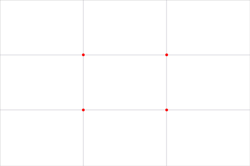 Les principales grilles de composition en photographie